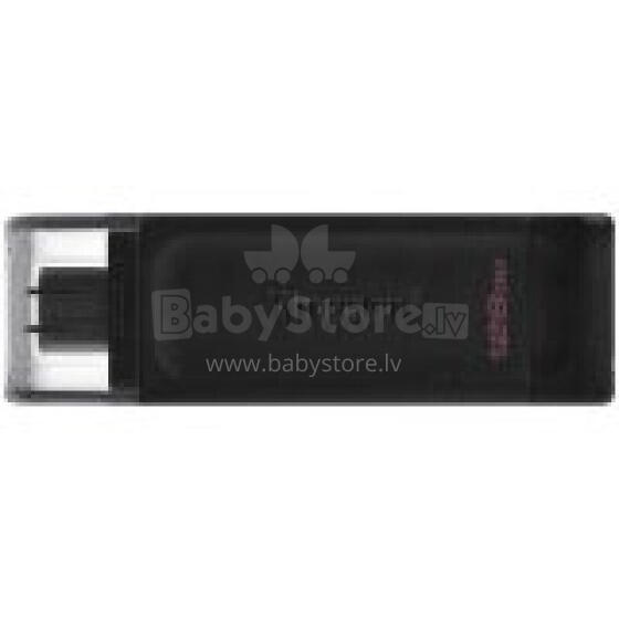 128GB DataTraveler 70 USB-C Melns
