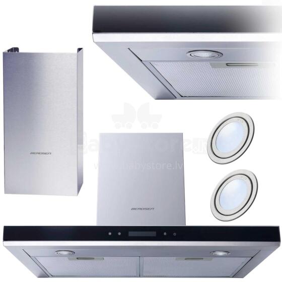Kitchen chimney hood 60 cm Berdsen BE-60A-T2 INOX