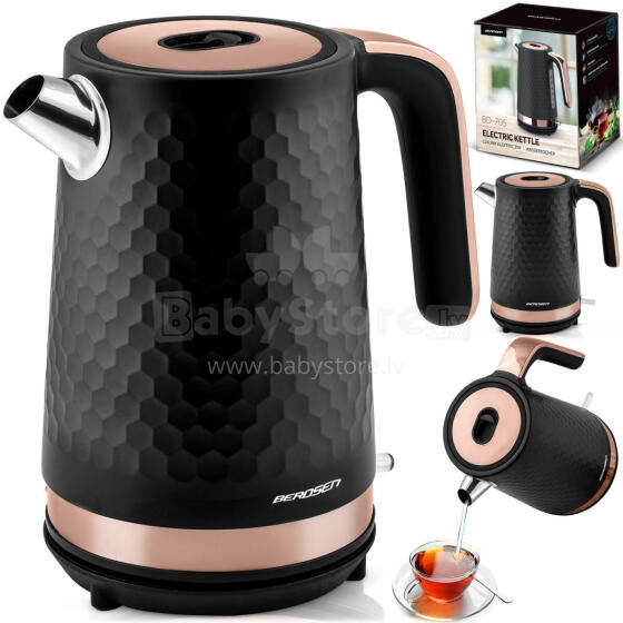 Electric kettle 1.7l Berdsen BD-705 black-copper