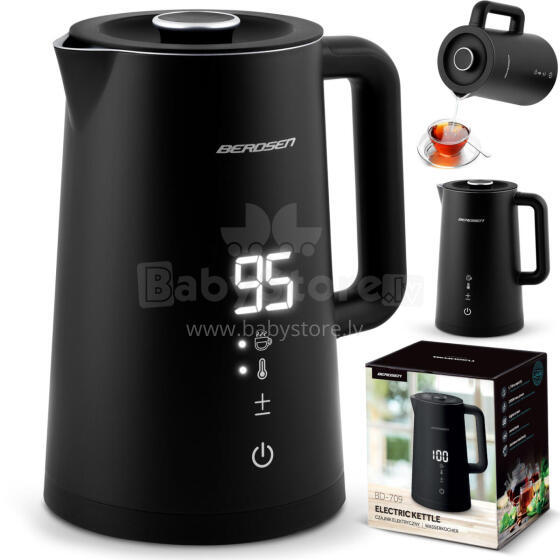 Electric kettle 1.7l Berdsen BD-709 black