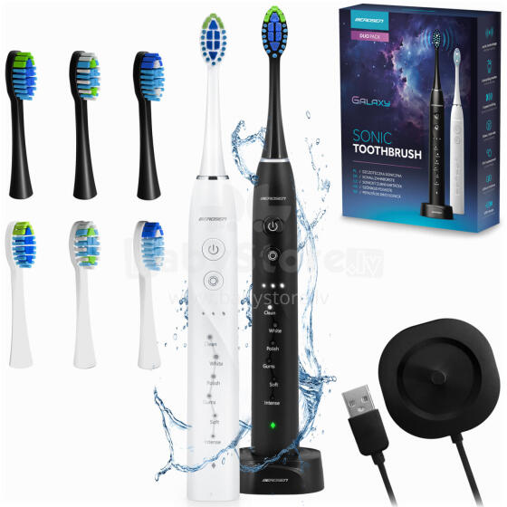 Sonic Toothbrush Set 2 pcs Berdsen Galaxy Duo