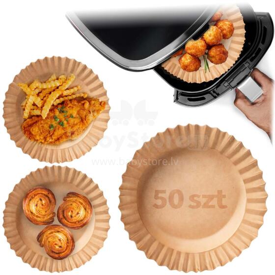 Baking Paper for Air Fryer 20 cm Berdsen - 50 pcs