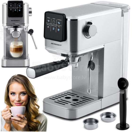 Berdsen BD-770 Sudrabs 20 Bar Espresso Mašīna
