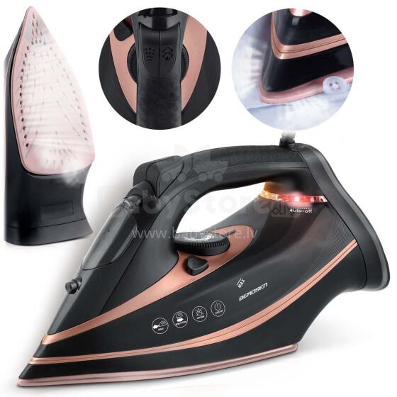 Steam Iron 3000W Berdsen BD-332 ceramic coating vertical operation
