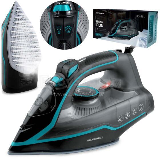 Steam Iron 2600W Berdsen BD-331 ceramic coating vertical operation