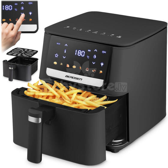 Oil-free fryer Air fryer Berdsen BD-662 black