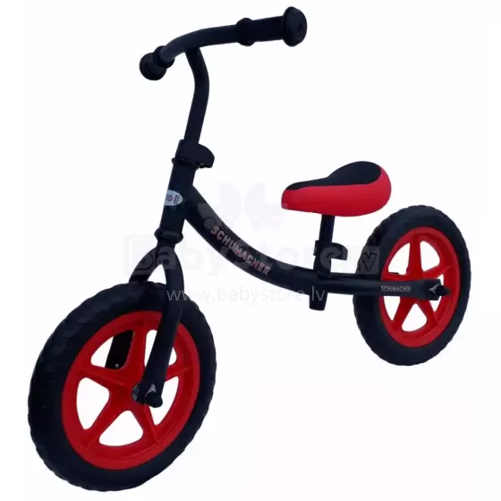 Aga Design Schumacher Kid  Art.20122 Red  Детский велосипед - бегунок с металлической рамой