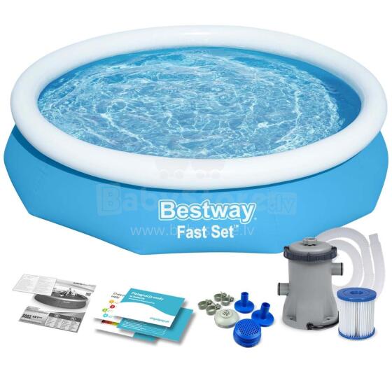 Bestway 57450 9-in-1 244 x 61 cm Inflatable Pool