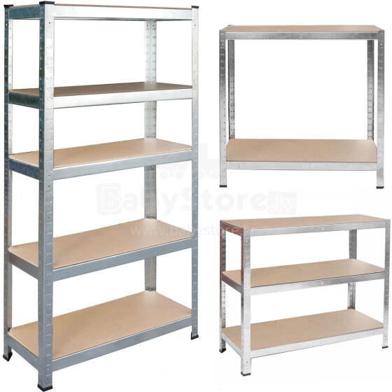 Metal Storage Rack 180 x 90 x 40 cm Humberg HR-812