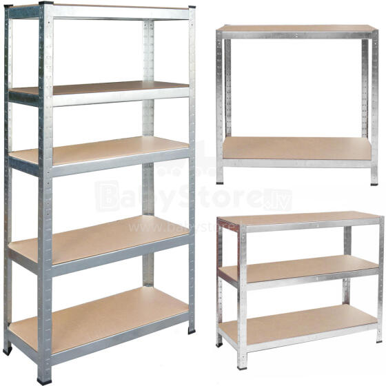 Металлическая стеллаж для хранения 180 x 90 x 30 см Humberg 4843