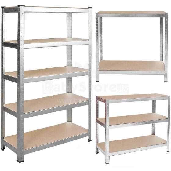 Metāla uzglabāšanas plaukts 150 x 75 x 30 cm Humberg 4840