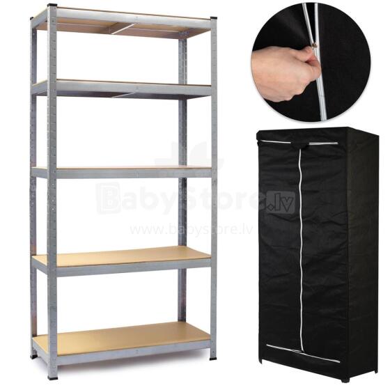 Metāla uzglabāšanas plaukts 180 x 90 x 40 cm Humberg HR-812 + bezmaksas pārvalks