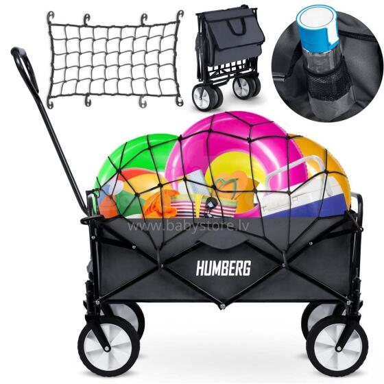 Transport cart, foldable with mesh 80L Humberg HM-511