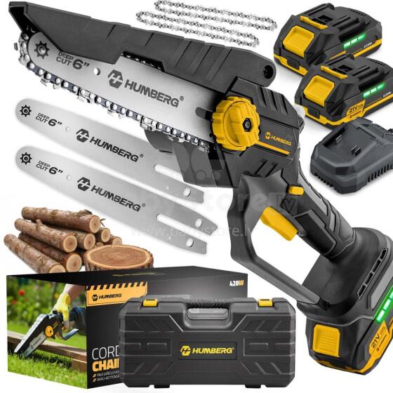 Cordless Chainsaw Mini Saw Humberg HM-421