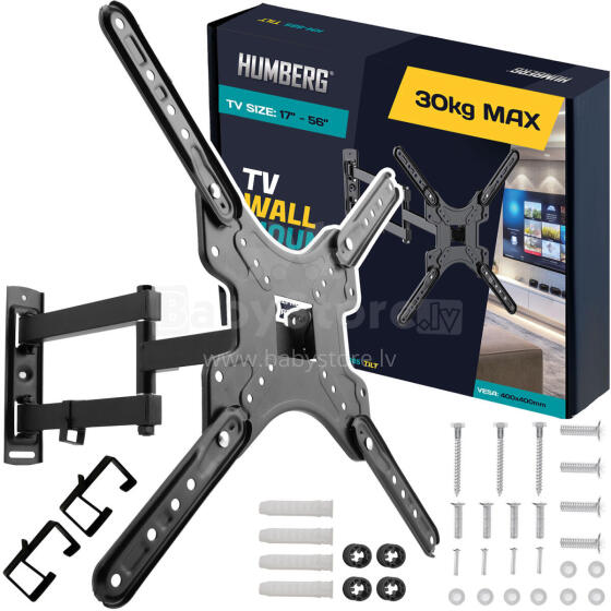 TV stiprinājums 17-56 collas Humberg 30 kg
