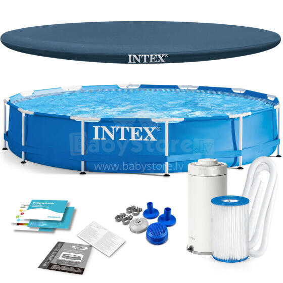 Intex 28212 366 x 76 cm 10-in-1 Frame Pool