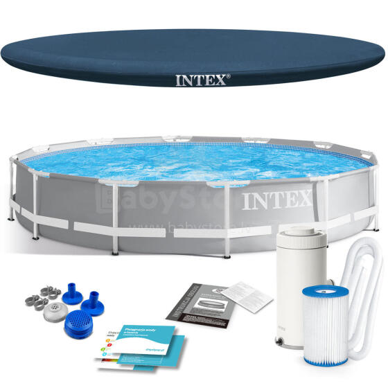 Intex 26712 366 x 76 см 4-в-1 каркасный бассейн