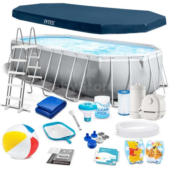 Rectangular Pool 610x305x122cm 18in1 Intex 26798