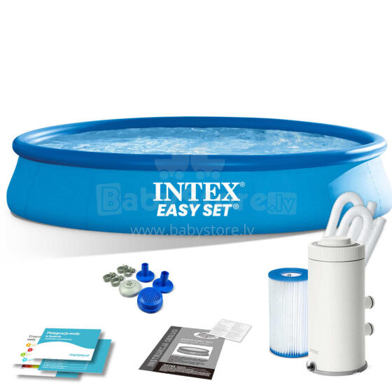 Надувной садовый бассейн 457 x 84 см 9в1 INTEX 28158