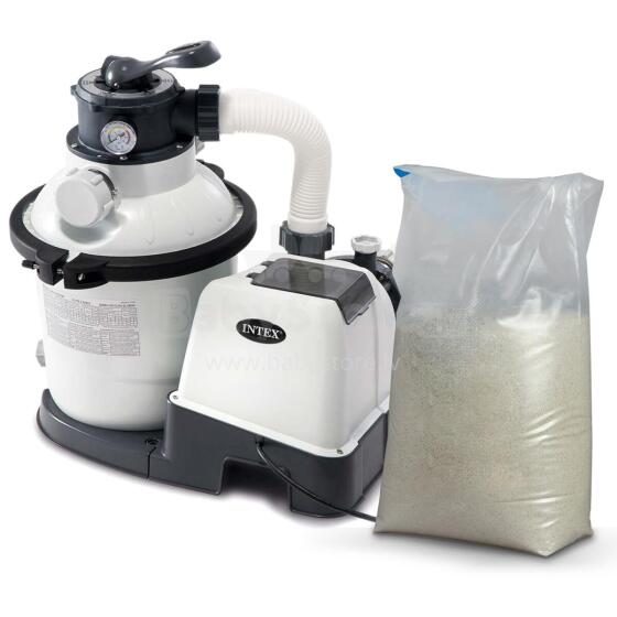 Smilšu filtra sūknis 5700 l/h INTEX 26644 + 25 kg smilšu