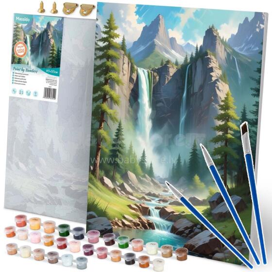 Painting by numbers image 40x50 cm Massido mountain landscape