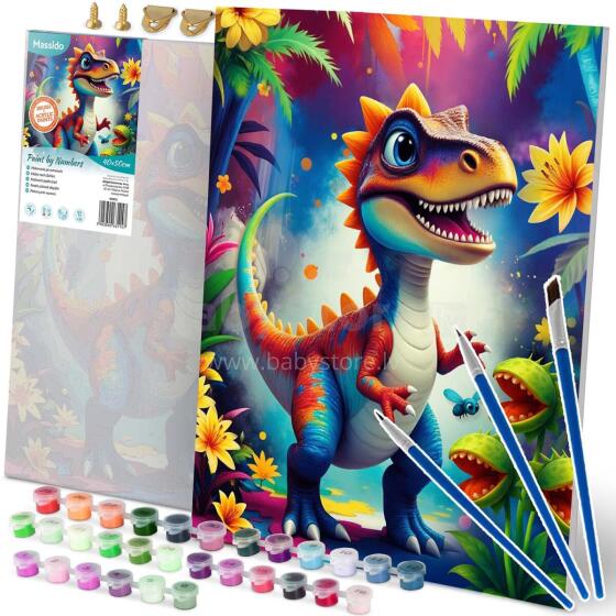Painting by Numbers Image 40x50 cm Massido Dino