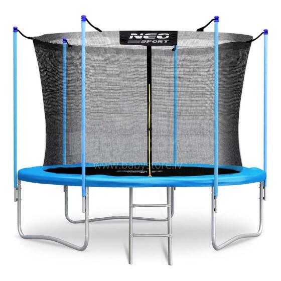 10ft/312cm Dārza Trampolīns ar Iekšējo Tīklu un Kāpņu Neo-Sport