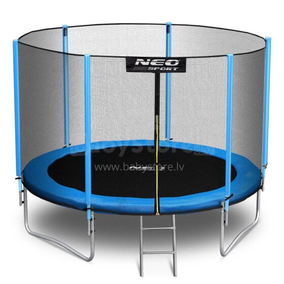 10ft/312cm Garden Trampoline with External Net and Ladder Neo-Sport
