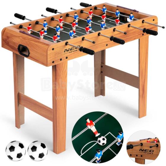Neosport galda futbols 70x37x62cm NS-802 koka