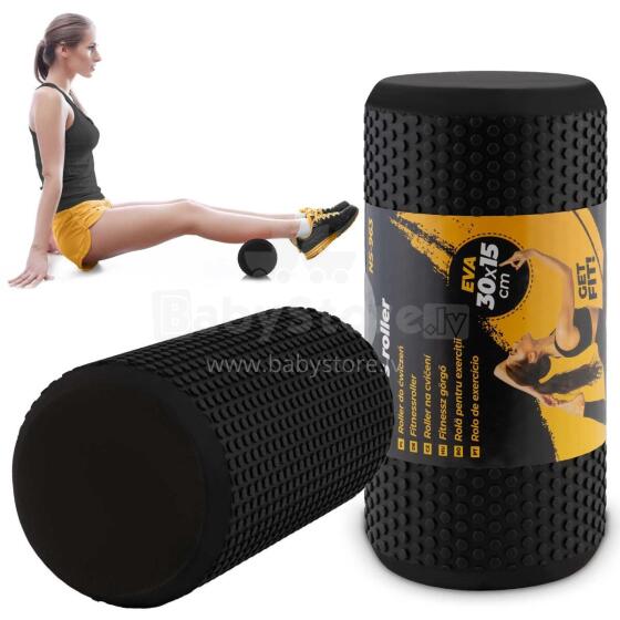 EVA NS-963 Black Roller Exercise Wheel