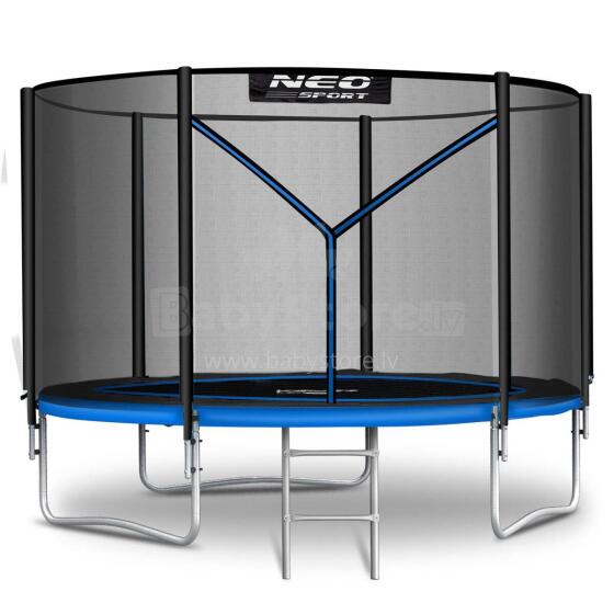 10ft/312cm Garden Trampoline with External Net and Ladder Neo-Sport