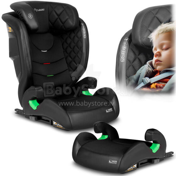 Nukido Louis Car Seat Black 15-36 kg ISOFIX