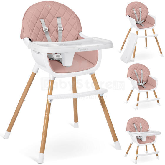 Высокий стул Nukido Lilo Pink