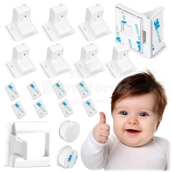 Магнитные замки для шкафов Ricokids 798010 8 шт