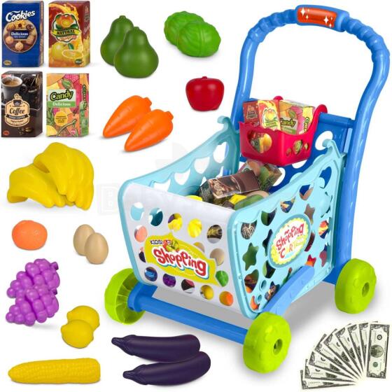 Ricokids 773400 Blue Shopping Cart