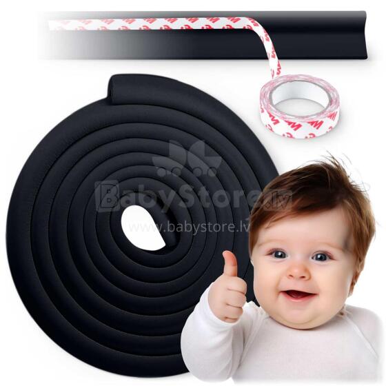Ricokids 798711 Black Foam Protective Tape 6 m