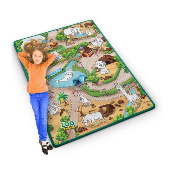 Rullējama krāsošanas paklājs 120 x 90 x 0.3 cm Ricokids RK-344