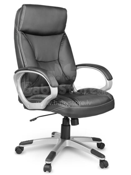 Sofotel EG-223 Melna Ādas Biroja Krēsls