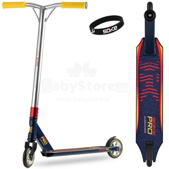 SOKE PRO Stunt Scooter Jūras zils-Sarkans
