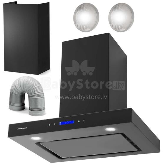 Kitchen hood 60 cm black Berdsen BE-60E
