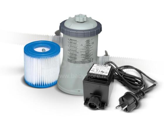 Filtra sūknis baseiniem + 12V transformators 1250 l/h INTEX 28602GS