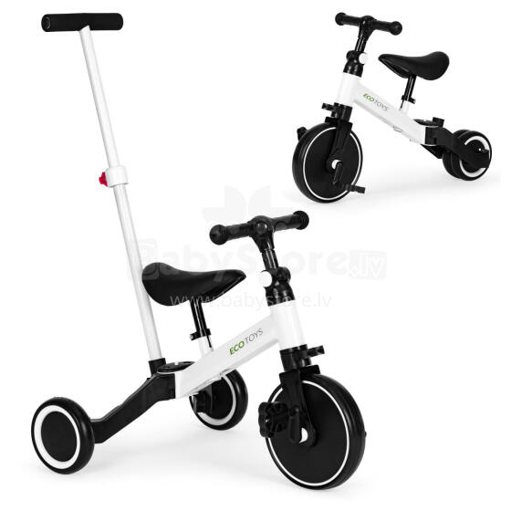 Tricycle runing bike with push handle 2 in 1