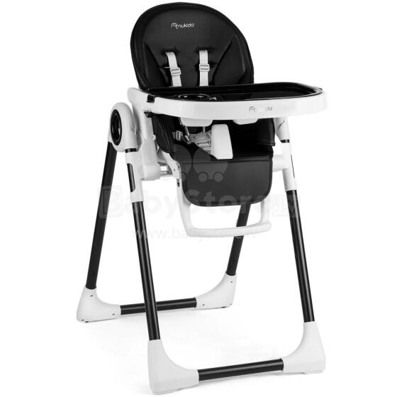 Nukido Belo Black High Chair with Table