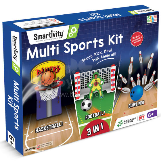 SMARTIVITY konstruktors – Dažādu sporta veidu komplekts, SMRT1260