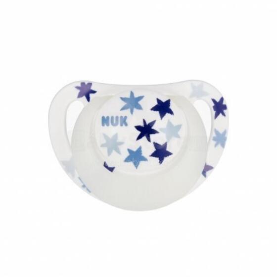 442967 SILICONE PACIFIER STAR NIGHT 6-18 1PC 543890, 10736752