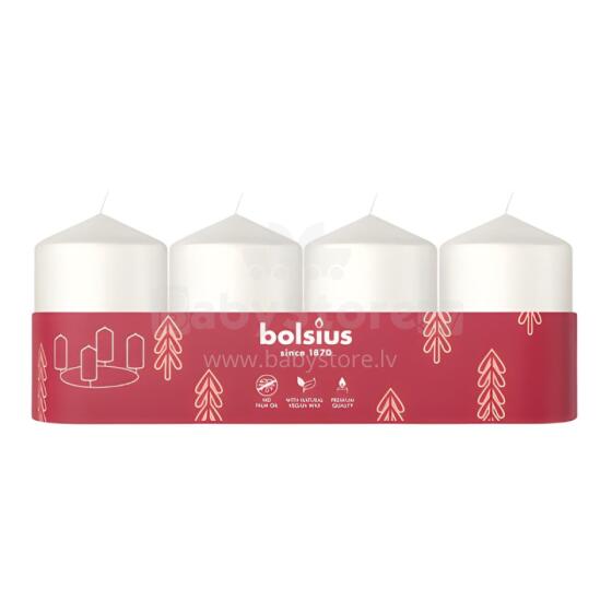 Sveces cilindrs 4 gab. &Oslash;60x40mm baltas