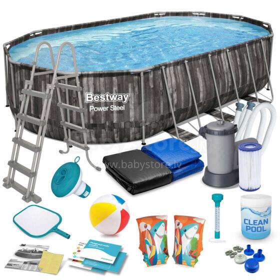 Bestway 5611R 610 x 366 x 122 cm Frame Pool 18 in 1