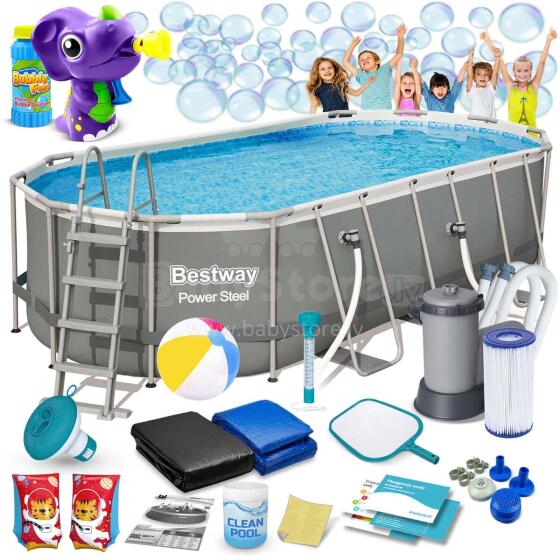 Bestway 56710 17-in-1 rāmis baseins 549 x 274 x 122 cm