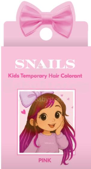 Snails krītiņš matu krāsošanai, rozā
