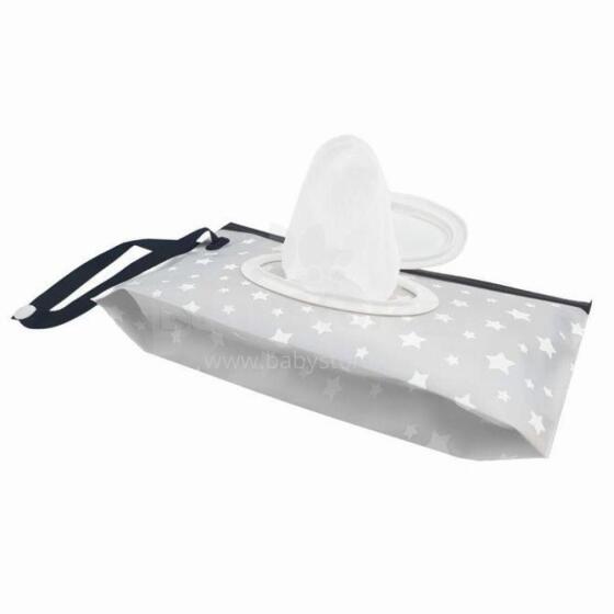 8126 WET WIPES CASE GREY STARS BL812